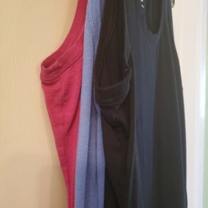 Three Banana Republic tank tops